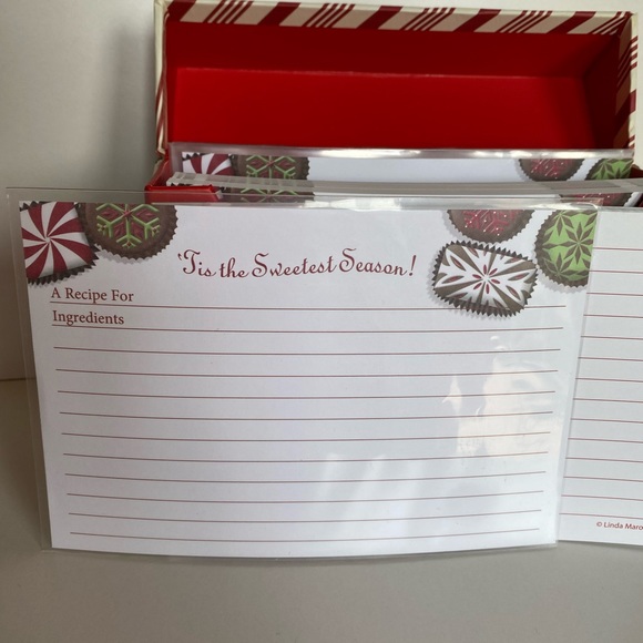 Holiday/Christmas themed Recipe Cards - Picture 4 of 6